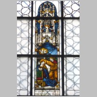 Mariä Himmelfahrt in Bad Tölz, Foto GFreihalter, Wikipedia, Bleiglasfenster aus dem frühen 16. Jahrhundert, Verkündigung.jpg